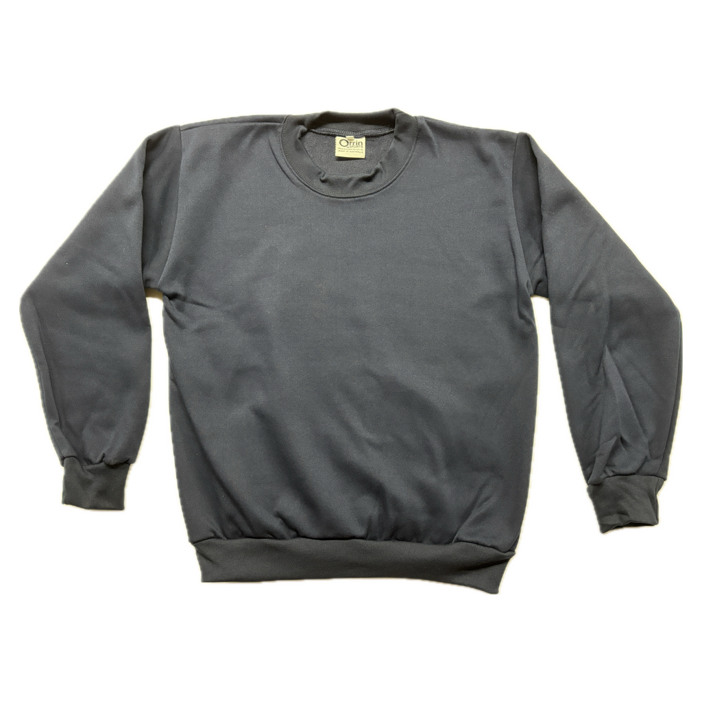 OS Plain Navy Fleece Jumper