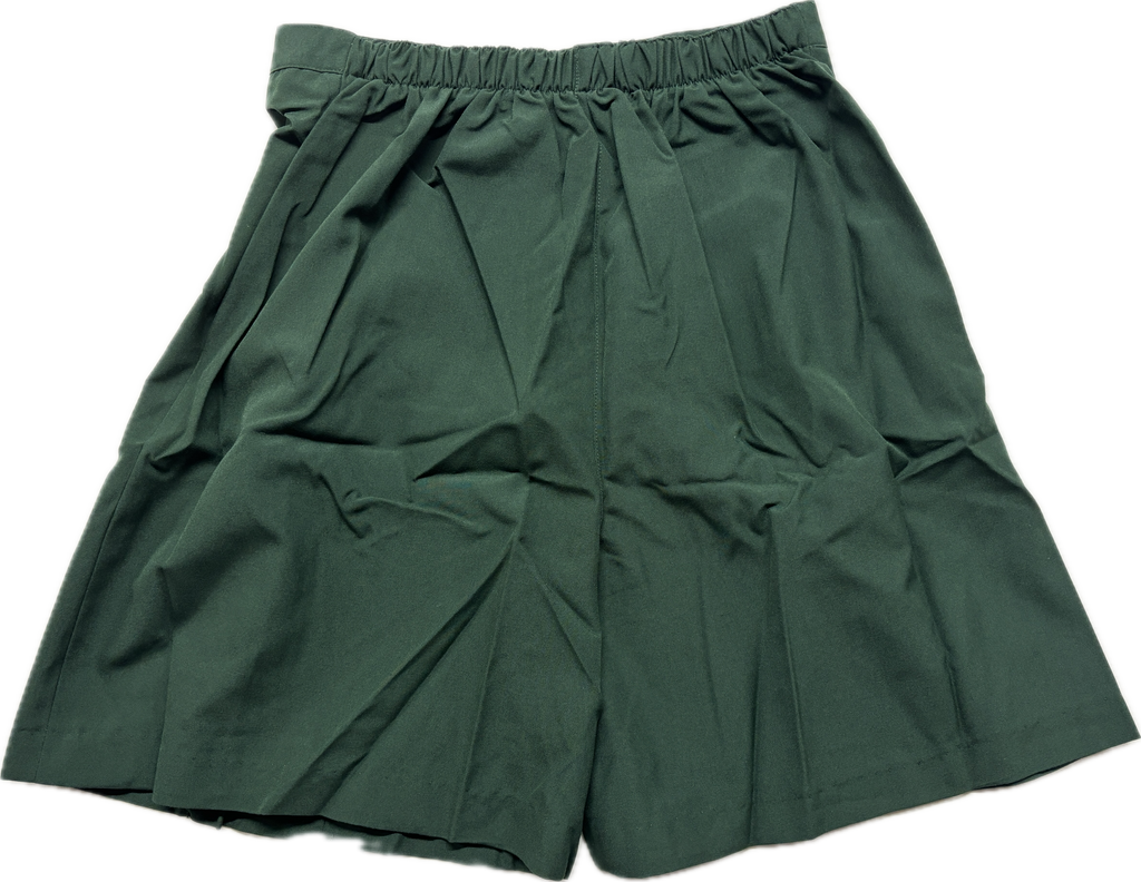 TAXA Girls Plain School Skorts-Bottle Green