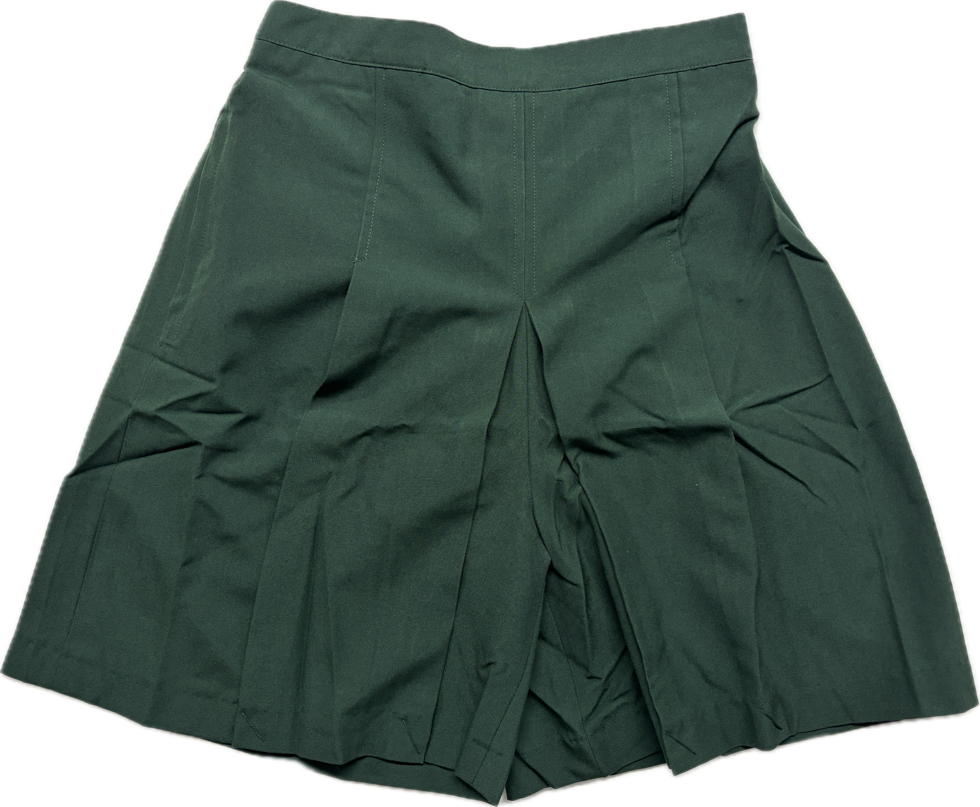 TAXA Girls Plain School Skorts-Bottle Green